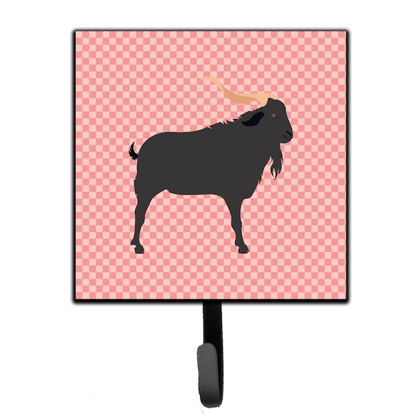 Carolines Treasures Verata Goat Pink Check Leash or Key Holder BB7882SH4 - main